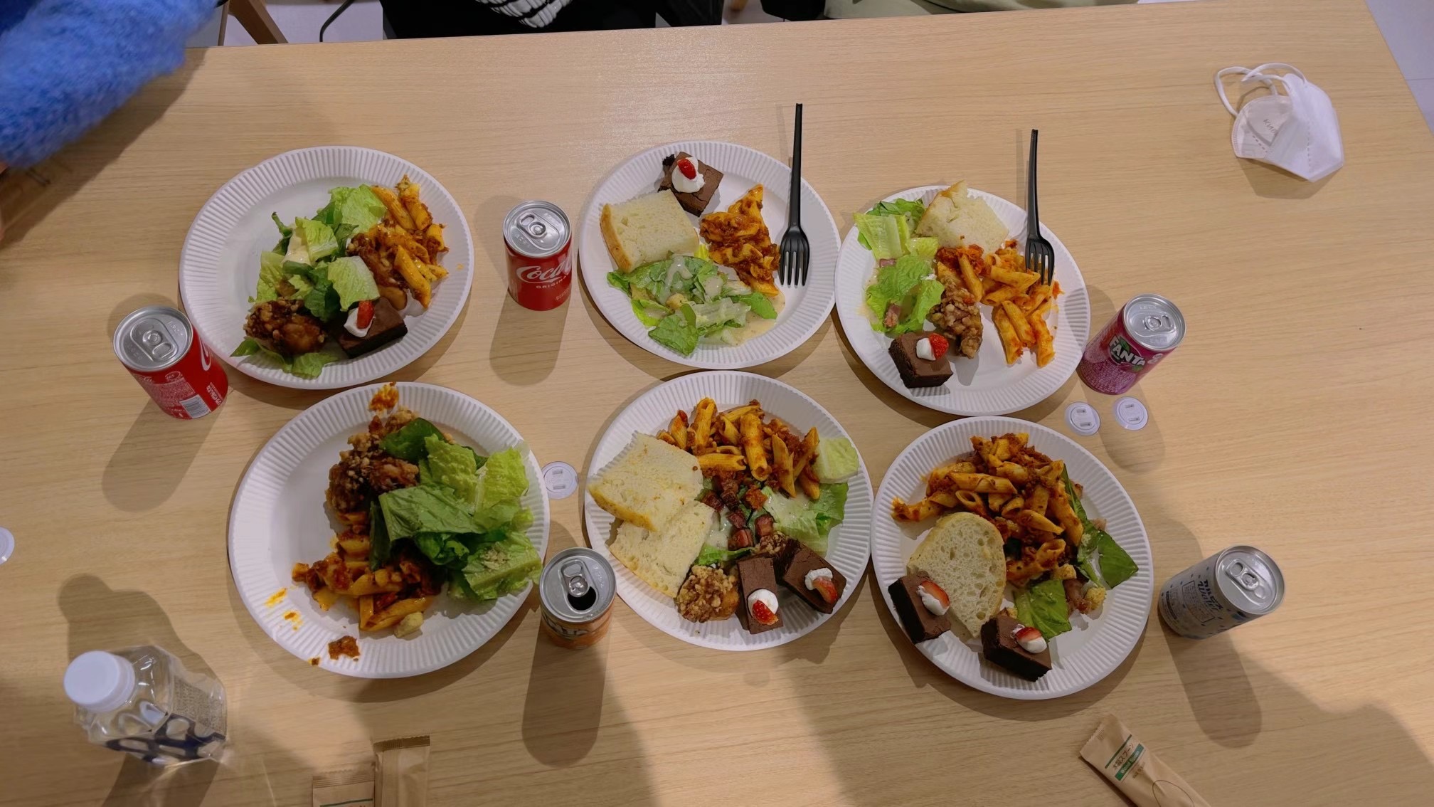 Dinner at the welcome event